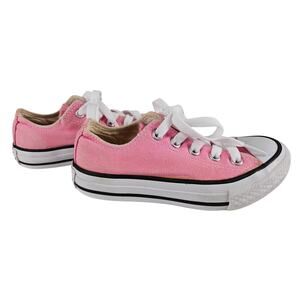 CONVERSE ALL STAR YOUTH PINK LOW TOP CHUCK TAYLOR SNEAKERS SIZE 11